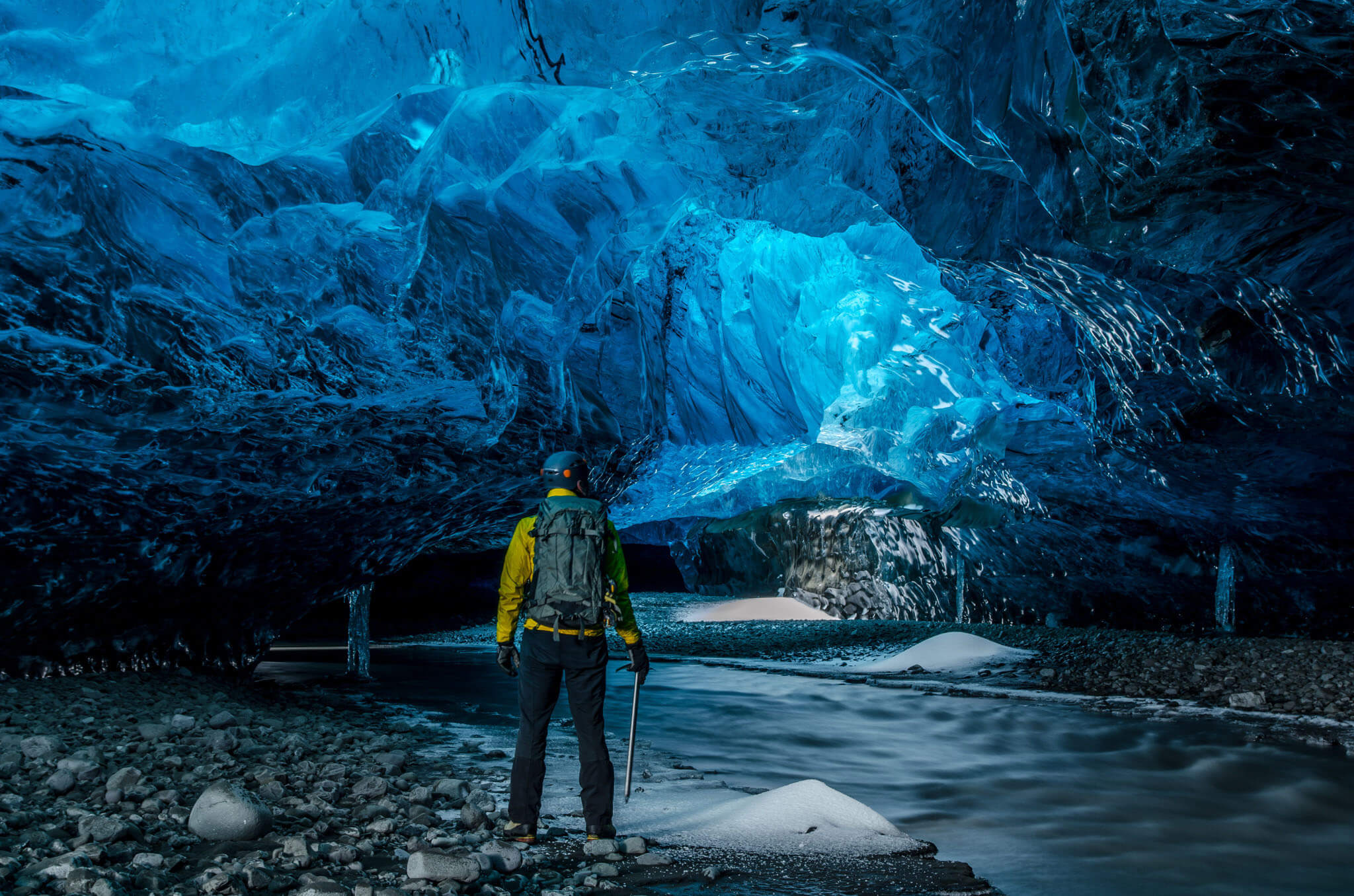 Ice caves are different and unpredictable